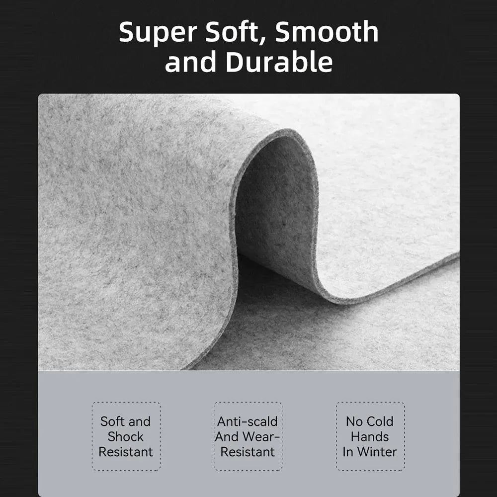 Desktara Arden Wool Felt Desk Mat — Desktara Modern Desks & Workspace Accessories — view 6