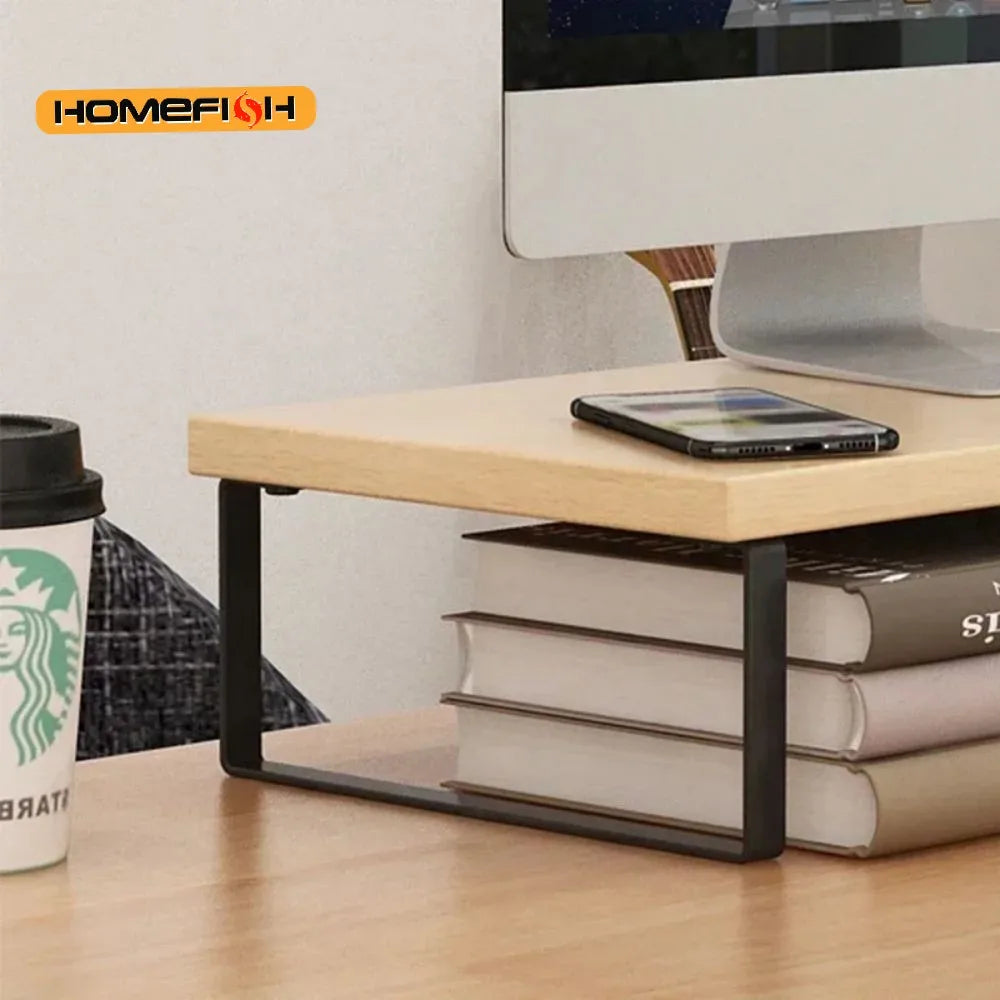 Desktara Ridge Elevated Monitor Riser Base — Desktara Modern Desks & Workspace Accessories — view 2