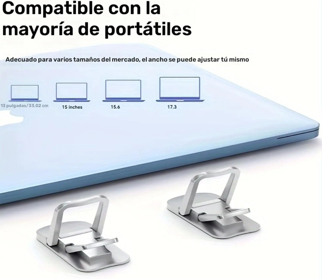 Desktara Kori Adjustable Laptop Support Pair — Desktara Modern Desks & Workspace Accessories — view 4