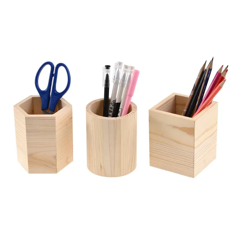 Desktara Linden Wooden Stationery Storage Box — Desktara Modern Desks & Workspace Accessories — view 6