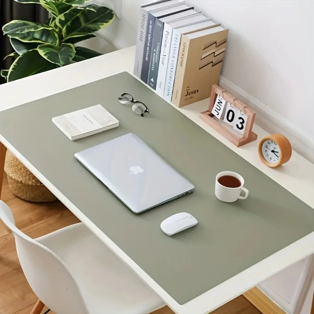 Desktara Hollow Faux Leather Non-Slip Desk Mat — Desktara Modern Desks & Workspace Accessories — view 6