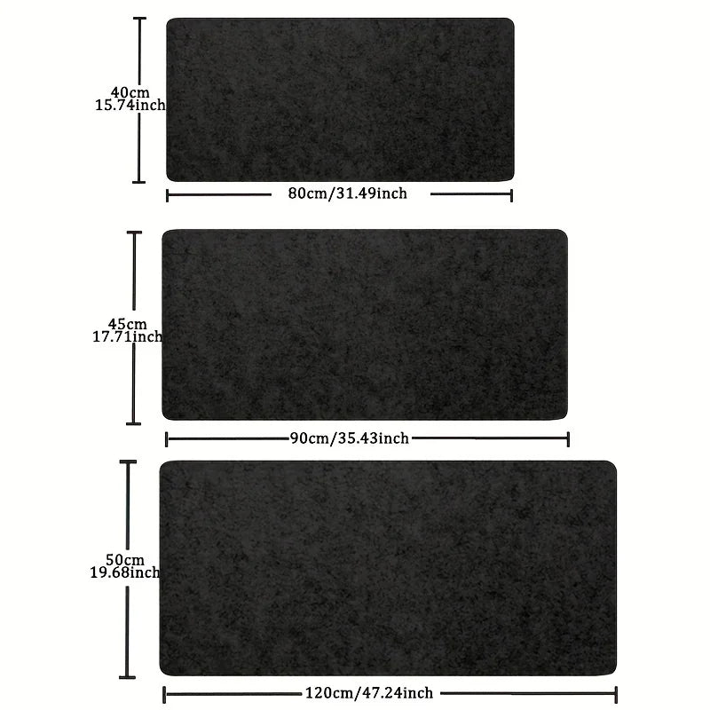Desktara Tundra Non-Slip Wool Felt Desk Mat — Desktara Modern Desks & Workspace Accessories — view 2