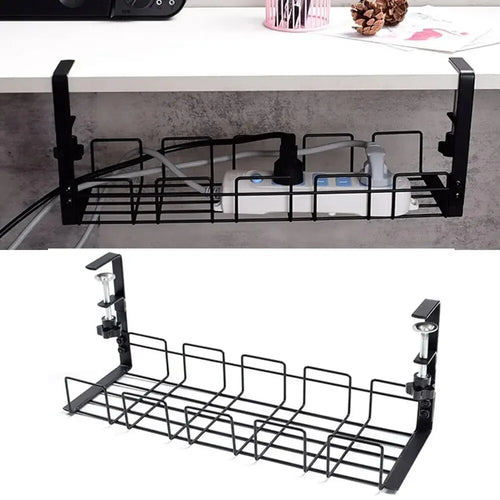 Desktara Atlas Metal Under-Desk Storage Rack — Desktara Modern Desks & Workspace Accessories — view 2
