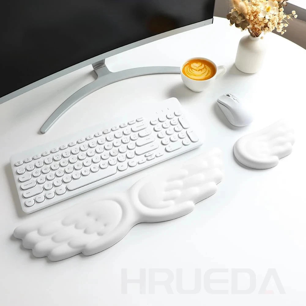 Desktara Willow Keyboard and Mouse Wrist Rest — Desktara Modern Desks & Workspace Accessories