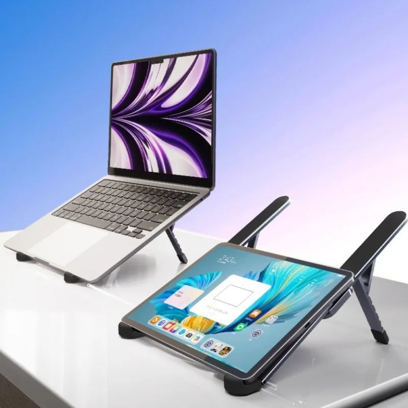 Desktara Haven Aluminum Alloy Laptop Stand — Desktara Modern Desks & Workspace Accessories — view 4