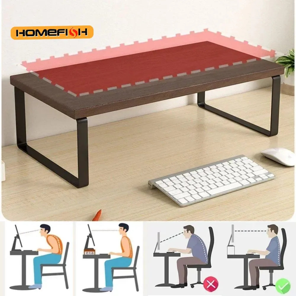 Desktara Ridge Elevated Monitor Riser Base — Desktara Modern Desks & Workspace Accessories — view 5