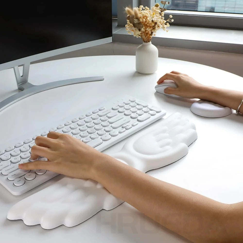Desktara Willow Keyboard and Mouse Wrist Rest — Desktara Modern Desks & Workspace Accessories — view 2