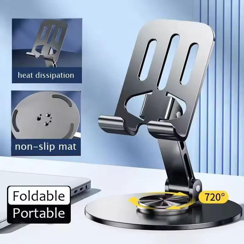 Desktara Juno 720 Rotating Aluminum Tablet Stand — Desktara Modern Desks & Workspace Accessories — view 2