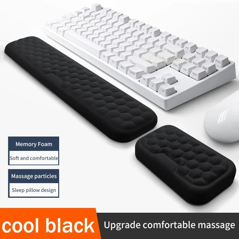 Desktara Yarrow Keyboard and Mouse Wrist Rest Pad — Desktara Modern Desks & Workspace Accessories — view 2