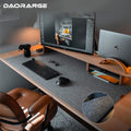 Desktara Slate 100x50 Wool Felt Desk Mat — Desktara Modern Desks & Workspace Accessories