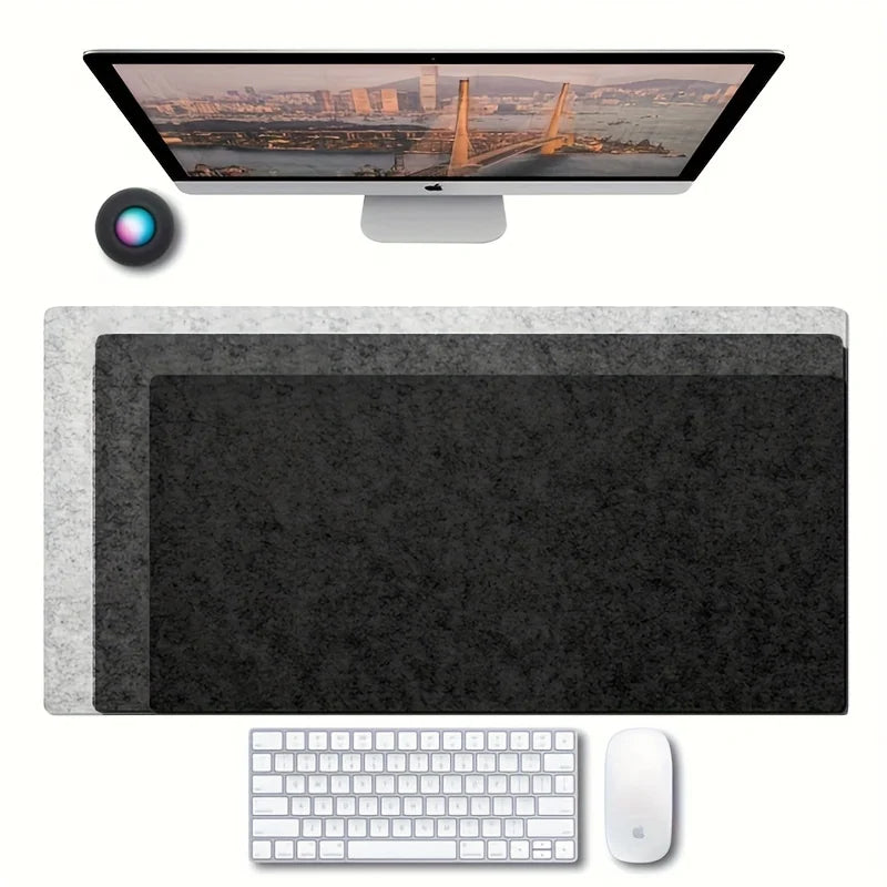 Desktara Tundra Non-Slip Wool Felt Desk Mat — Desktara Modern Desks & Workspace Accessories — view 5