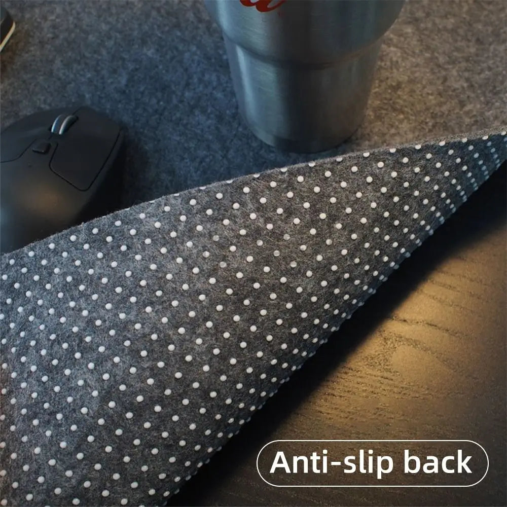 Desktara Fern Wool Felt Everyday Desk Mat — Desktara Modern Desks & Workspace Accessories — view 5