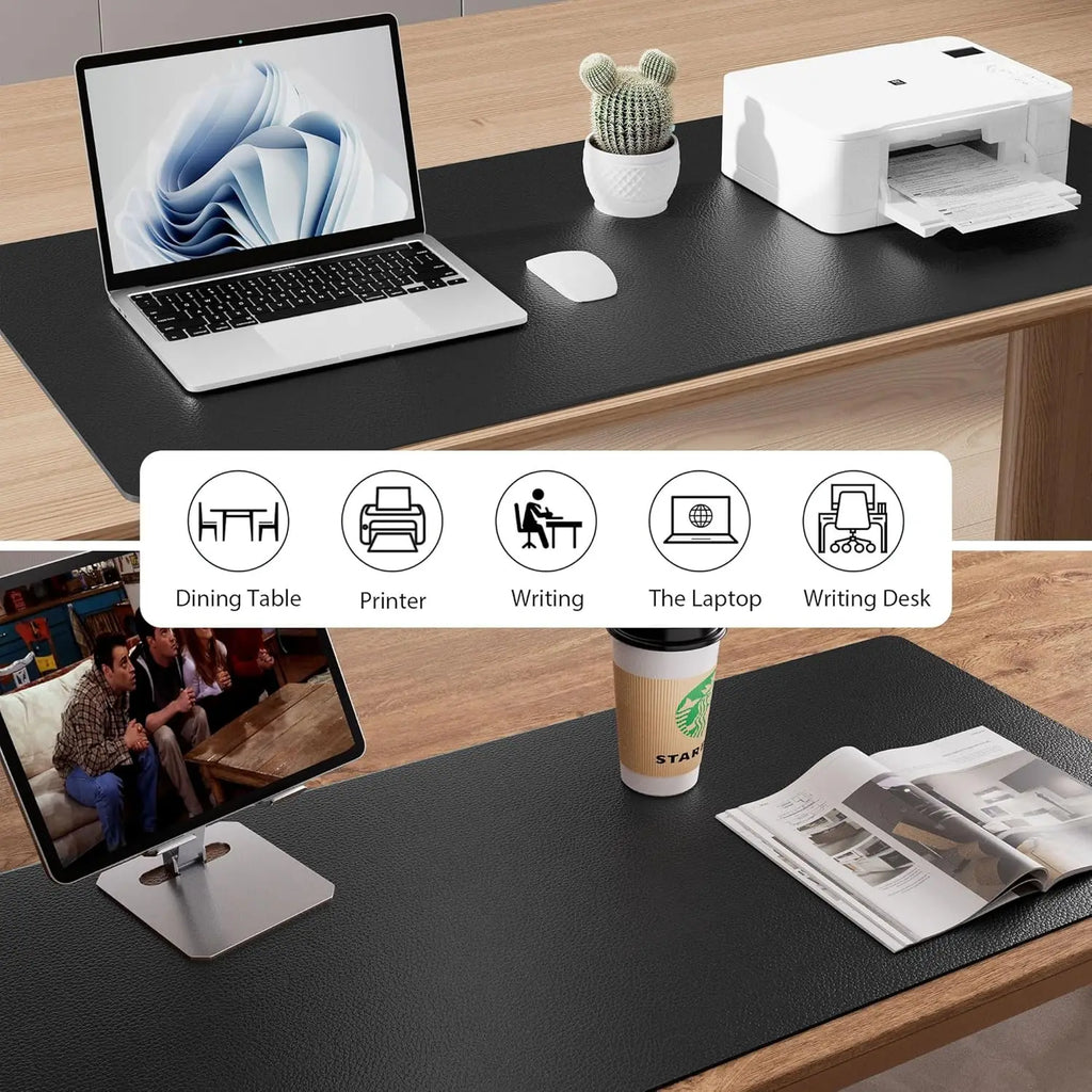 Desktara Lumen Large Waterproof Office Desk Mat — Desktara Modern Desks & Workspace Accessories — view 6