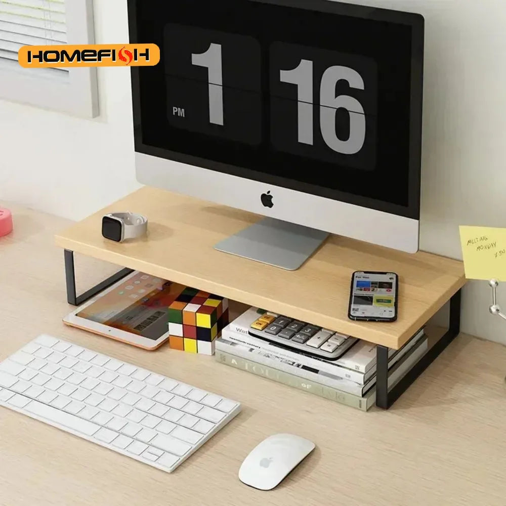 Desktara Ridge Elevated Monitor Riser Base — Desktara Modern Desks & Workspace Accessories — view 3