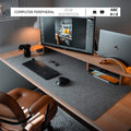 Desktara Elm Wool Felt Keyboard and Mouse Desk Pad — Desktara Modern Desks & Workspace Accessories