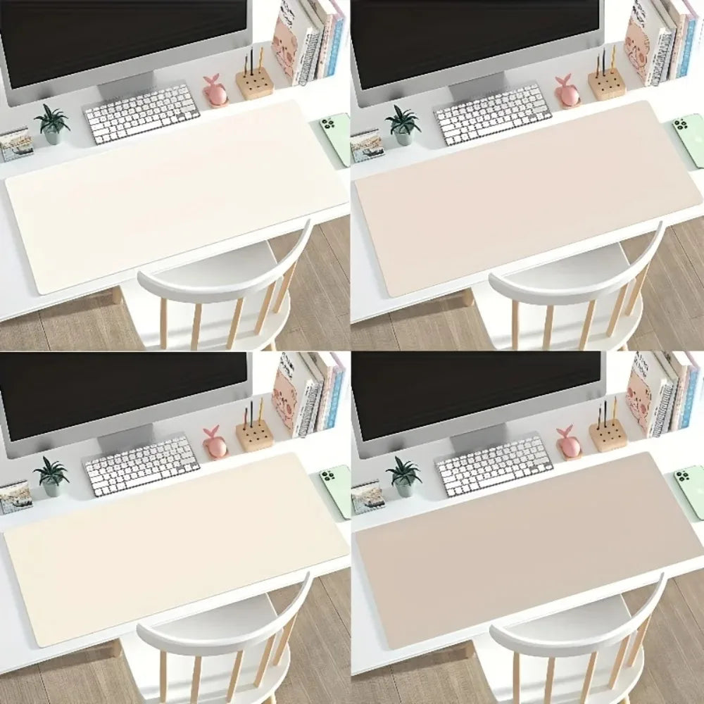 Desktara Hollow Faux Leather Non-Slip Desk Mat — Desktara Modern Desks & Workspace Accessories — view 5