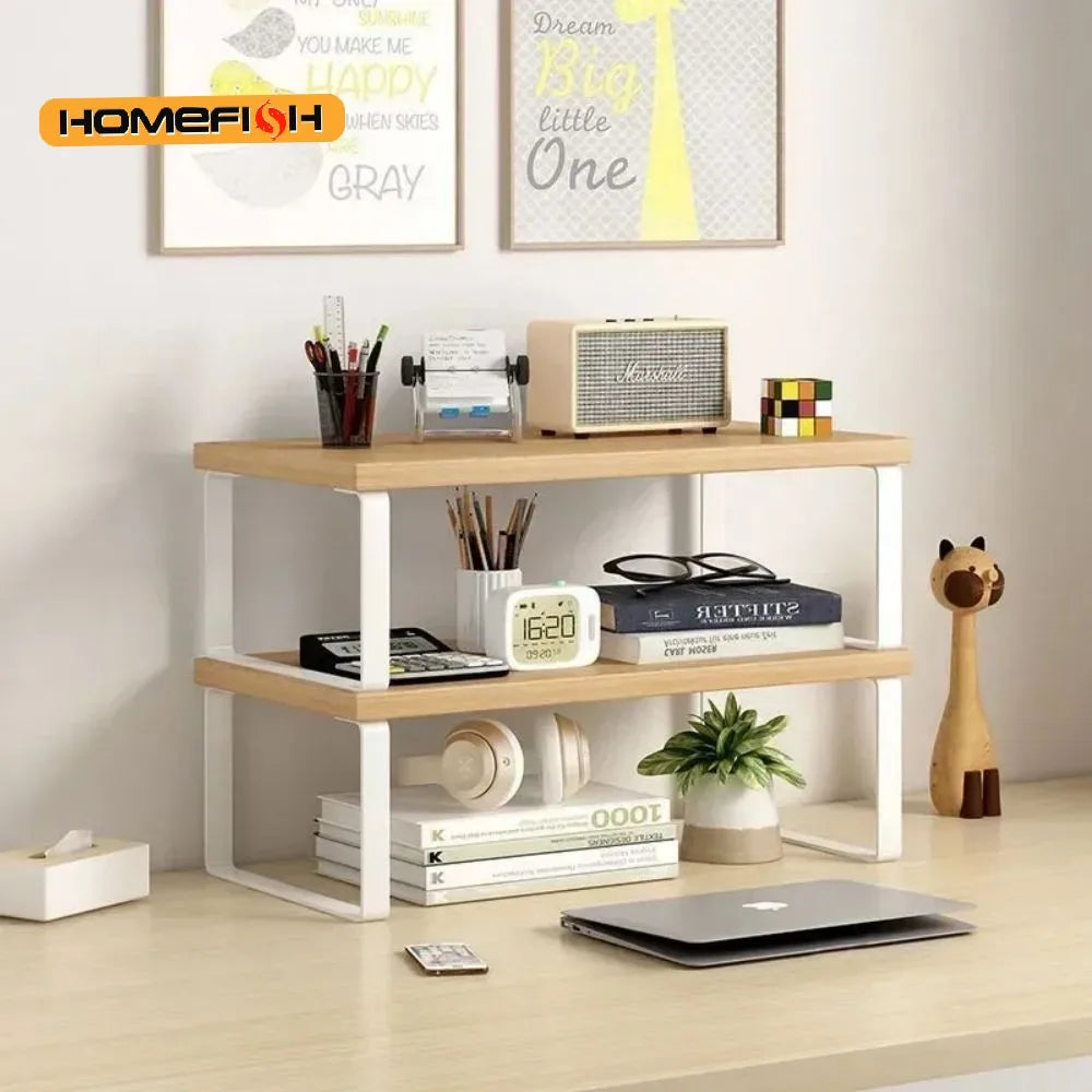Desktara Ridge Elevated Monitor Riser Base — Desktara Modern Desks & Workspace Accessories — view 6