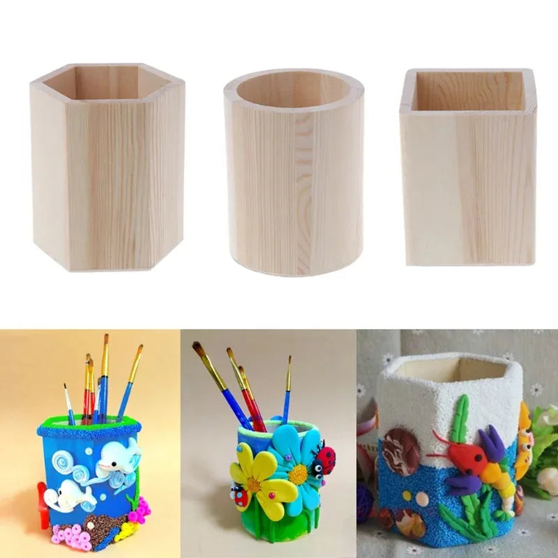 Desktara Linden Wooden Stationery Storage Box — Desktara Modern Desks & Workspace Accessories — view 3