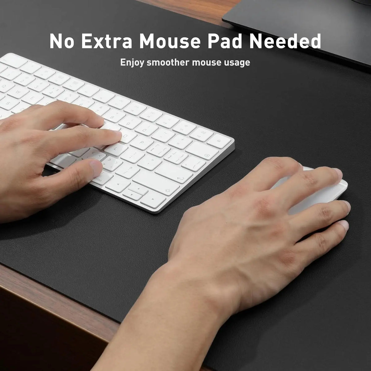 Desktara Lumen Large Waterproof Office Desk Mat — Desktara Modern Desks & Workspace Accessories — view 5
