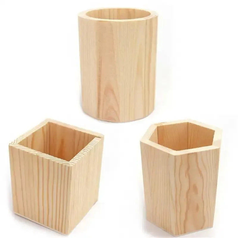 Desktara Linden Wooden Stationery Storage Box — Desktara Modern Desks & Workspace Accessories