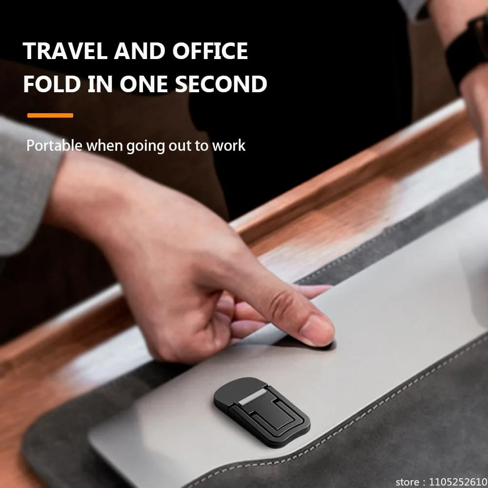 Desktara Ember Foldable Mini Laptop Stand Pair — Desktara Modern Desks & Workspace Accessories — view 5
