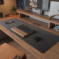 Desktara Drift Large Wool Felt Home Desk Mat — Desktara Modern Desks & Workspace Accessories