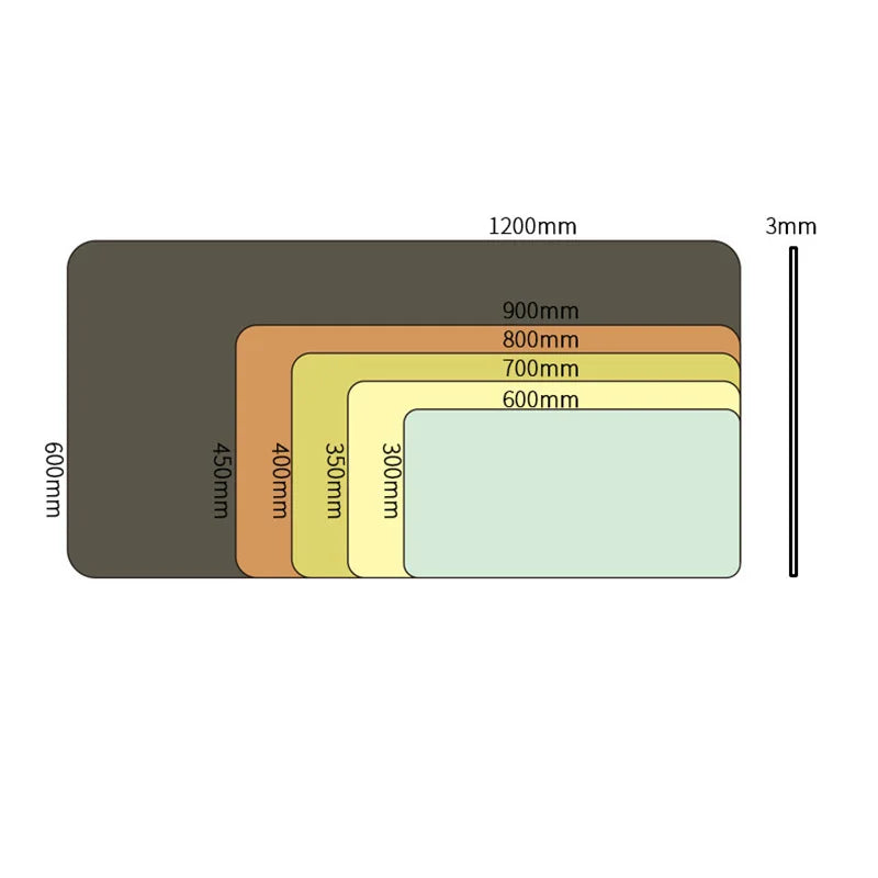 Desktara Elm Wool Felt Keyboard and Mouse Desk Pad — Desktara Modern Desks & Workspace Accessories — view 6