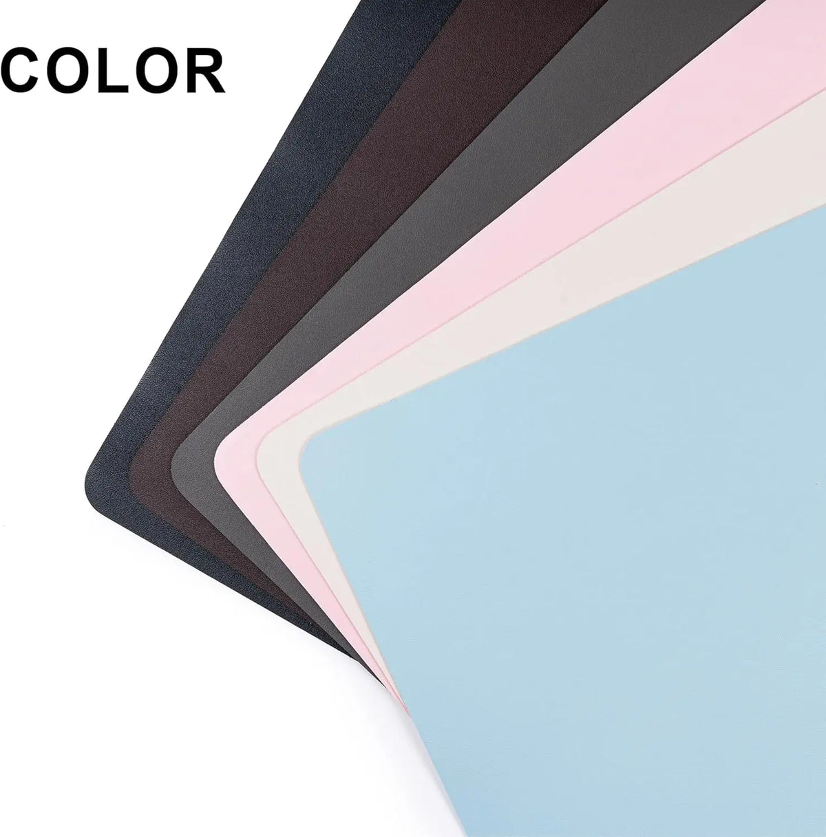 Desktara Kestrel Non-Slip PU Desk Pad Protector — Desktara Modern Desks & Workspace Accessories — view 6