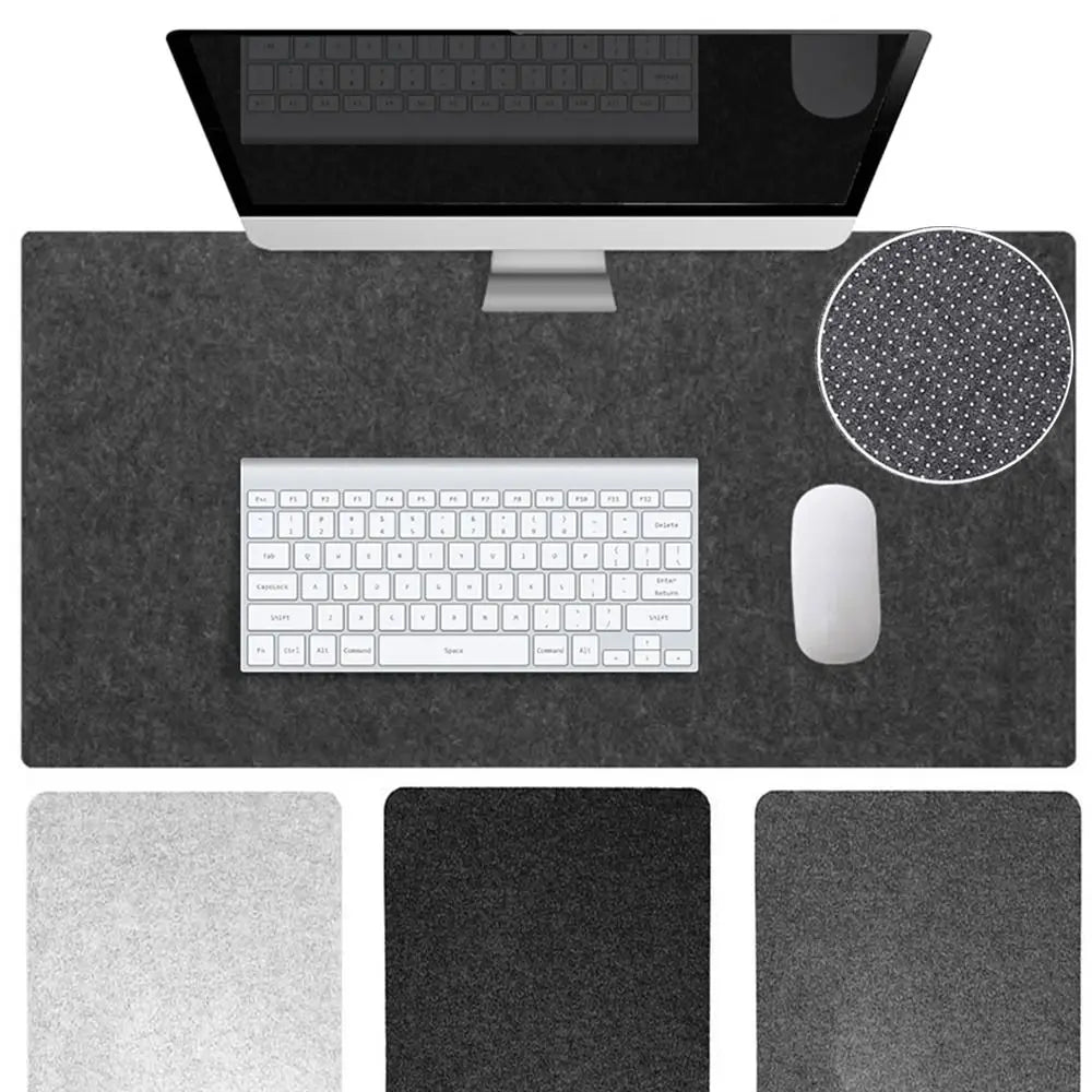 Desktara Fern Wool Felt Everyday Desk Mat — Desktara Modern Desks & Workspace Accessories