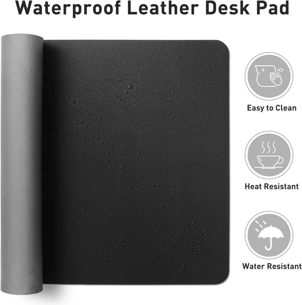 Desktara Lumen Large Waterproof Office Desk Mat — Desktara Modern Desks & Workspace Accessories — view 3