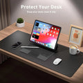 Desktara Lumen Large Waterproof Office Desk Mat — Desktara Modern Desks & Workspace Accessories